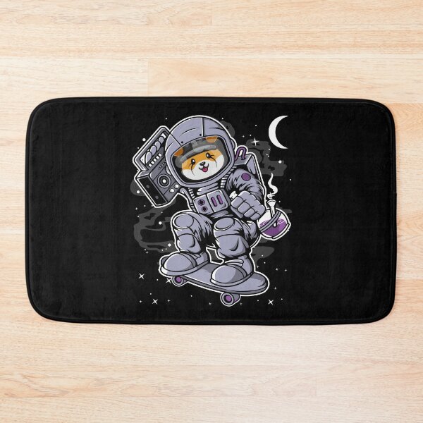 Item preview, Astronaut Skate Floki Inu Coin To The Moon Crypto Token Cryptocurrency Blockchain Wallet HODL designed and sold by AdamRoberts90.