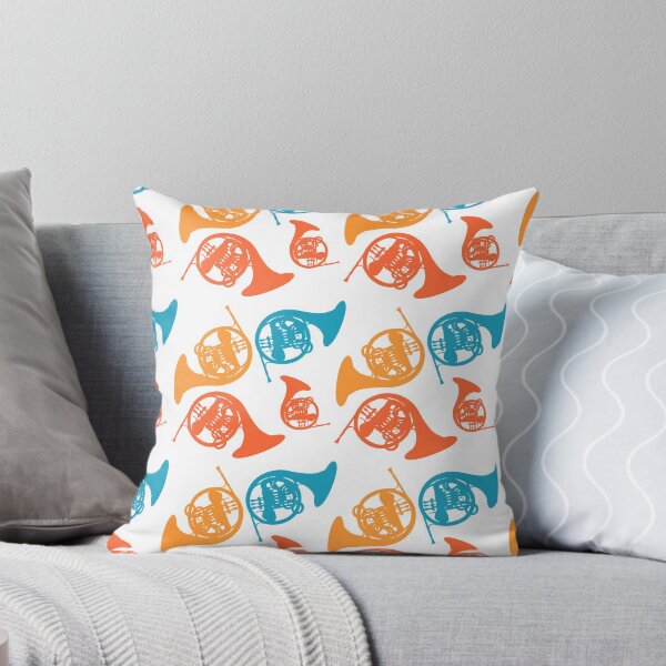 Item preview, Multicolor French Horn Art designed and sold by CatheriLove.