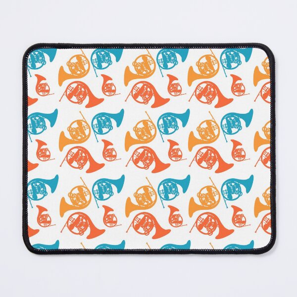 Item preview, Multicolor French Horn Art designed and sold by CatheriLove.