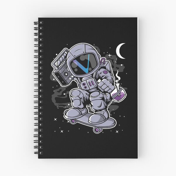 Item preview, Astronaut Skate Vechain VET Coin To The Moon Crypto Token Cryptocurrency Blockchain Wallet HODL designed and sold by AdamRoberts90.
