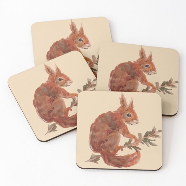 Item preview, squirrel watercolor designed and sold by CaptainRingtail.