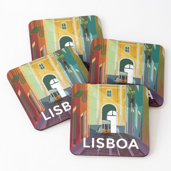 Item preview, LIsboa lisbon, vintage travel poster, designed and sold by Arctic frame studio.