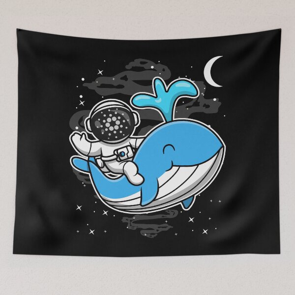 Item preview, Astronaut Whale Cardano ADA Coin To The Moon Crypto Token Cryptocurrency Blockchain Wallet HODL designed and sold by AdamRoberts90.