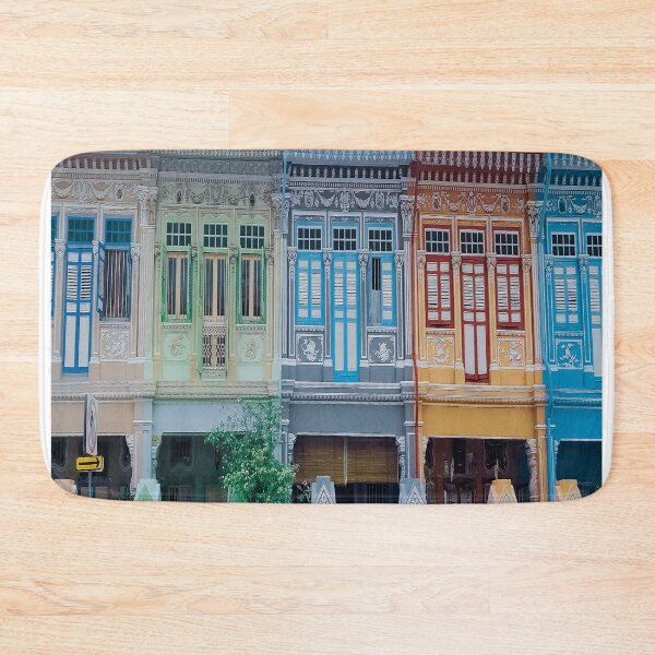 Item preview, Colourful Peranakan Shophouses, Singapore designed and sold by Happiness Creators.
