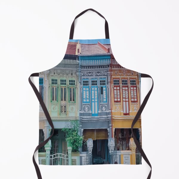 Item preview, Colourful Peranakan Shophouses, Singapore designed and sold by Happiness Creators.
