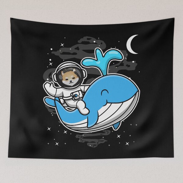 Item preview, Astronaut Whale Dogelon Mars ELON Coin To The Moon Crypto Token Cryptocurrency Blockchain Wallet HODL designed and sold by AdamRoberts90.