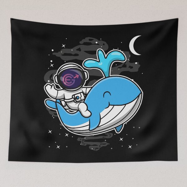 Item preview, Astronaut Whale Evergrow EGC Coin To The Moon Crypto Token Cryptocurrency Blockchain Wallet HODL designed and sold by AdamRoberts90.