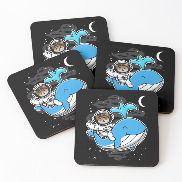 Item preview, Astronaut Whale Floki Inu Coin To The Moon Crypto Token Cryptocurrency Blockchain Wallet HODL designed and sold by AdamRoberts90.