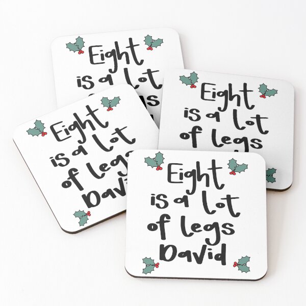Item preview, Graphic Text Eight Is A Lot Of Legs David Who Loves Movie designed and sold by JoellaFlinteTee.