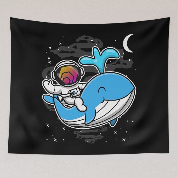 Item preview, Astronaut Whale HEX Coin To The Moon Crypto Token Cryptocurrency Blockchain Wallet HODL designed and sold by AdamRoberts90.