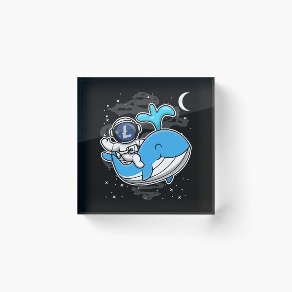 Item preview, Astronaut Whale LiteCoin LTC Coin To The Moon Crypto Token Cryptocurrency Blockchain Wallet HODL designed and sold by AdamRoberts90.