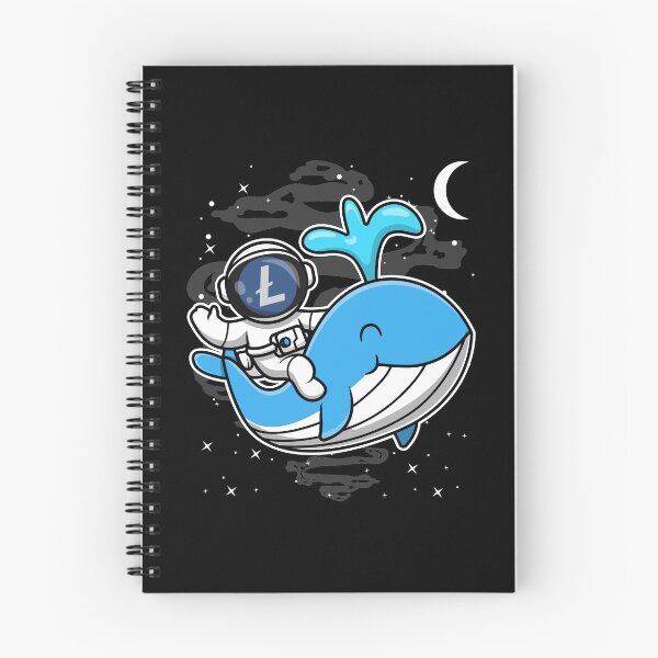 Item preview, Astronaut Whale LiteCoin LTC Coin To The Moon Crypto Token Cryptocurrency Blockchain Wallet HODL designed and sold by AdamRoberts90.