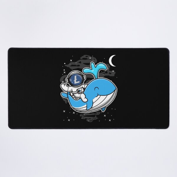 Item preview, Astronaut Whale LiteCoin LTC Coin To The Moon Crypto Token Cryptocurrency Blockchain Wallet HODL designed and sold by AdamRoberts90.