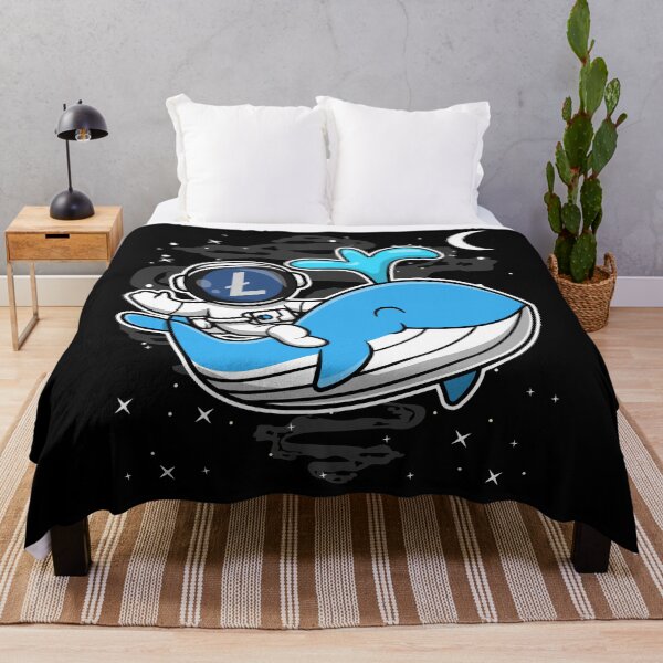 Item preview, Astronaut Whale LiteCoin LTC Coin To The Moon Crypto Token Cryptocurrency Blockchain Wallet HODL designed and sold by AdamRoberts90.