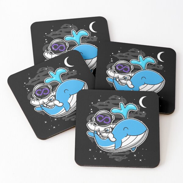 Item preview, Astronaut Whale Polygon Matic Coin To The Moon Crypto Token Cryptocurrency Blockchain Wallet HODL designed and sold by AdamRoberts90.