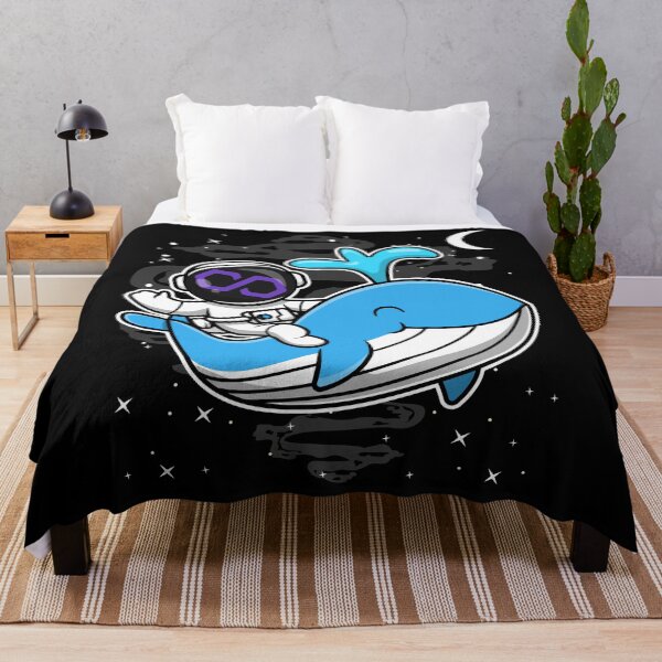 Item preview, Astronaut Whale Polygon Matic Coin To The Moon Crypto Token Cryptocurrency Blockchain Wallet HODL designed and sold by AdamRoberts90.