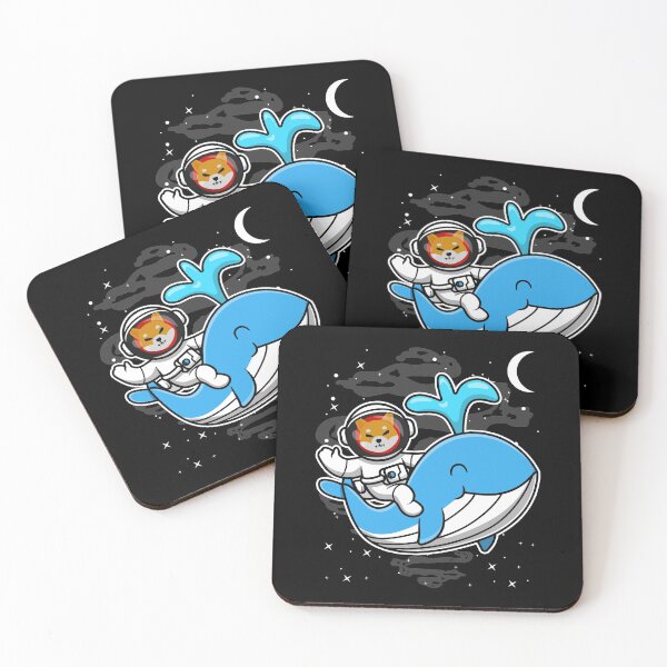 Item preview, Astronaut Whale Shiba Inu SHIB Coin To The Moon Crypto Token Cryptocurrency Blockchain Wallet HODL designed and sold by AdamRoberts90.