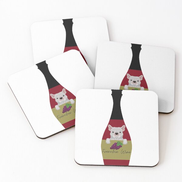 Item preview, Cute French Bulldog Wine Frenchie Red Wine bottle designed and sold by Tassie-Tiger.