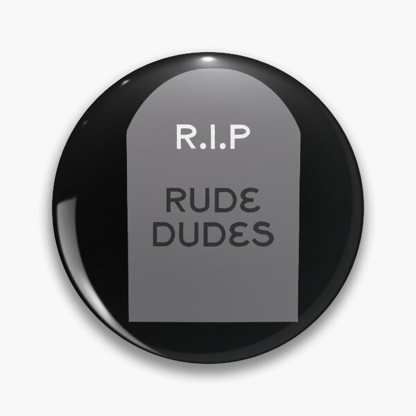 Item preview, R.I.P Rude Dudes Grave Stone designed and sold by itsbellabell.