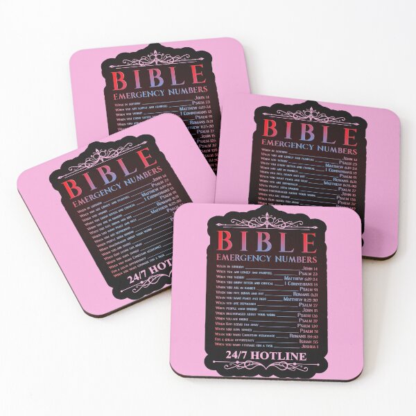 Item preview,  Bible Emergency Numbers (hotline call ) designed and sold by josephfanous.