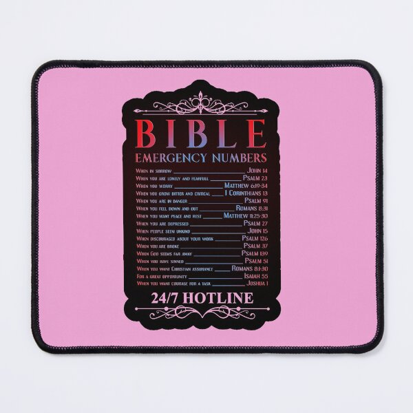 Item preview,  Bible Emergency Numbers (hotline call ) designed and sold by josephfanous.