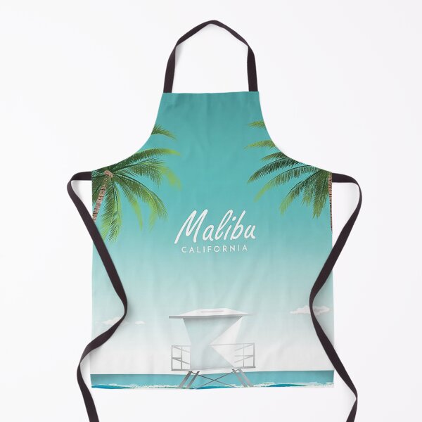 Item preview, Malibu California beach poster designed and sold by Arctic frame studio.