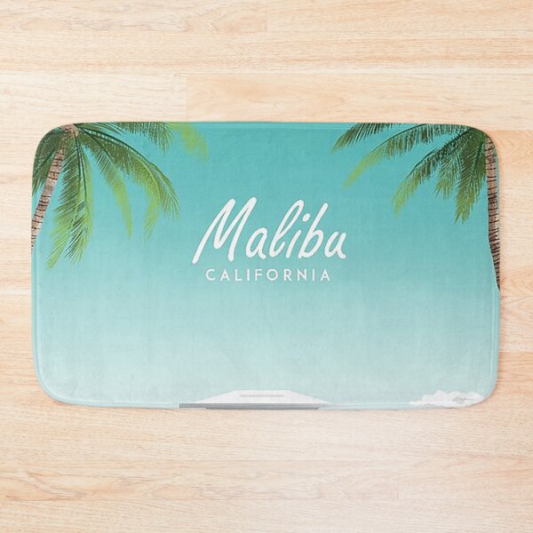 Item preview, Malibu California beach poster designed and sold by Arctic frame studio.