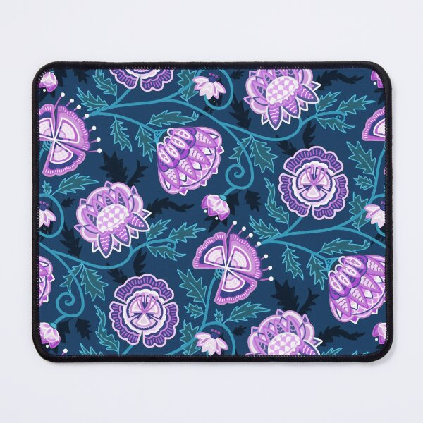 Item preview, Modern Indian Chintz - Purple & Blue designed and sold by TigaTiga.