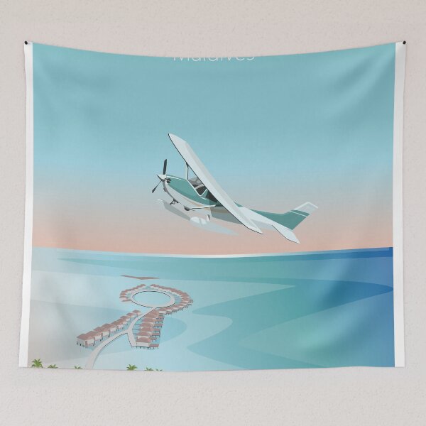 Item preview, Maldives island beach  South Asia poster designed and sold by Arctic frame studio.