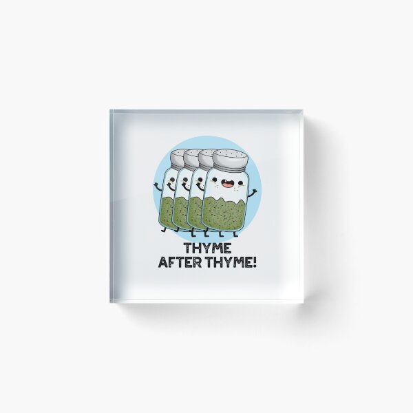 Item preview, Thyme After Thyme Funny Herb Puns  designed and sold by punnybone.