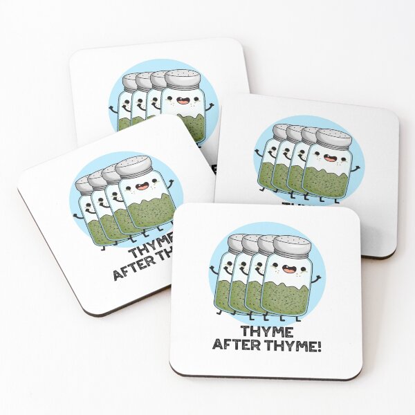 Item preview, Thyme After Thyme Funny Herb Puns  designed and sold by punnybone.