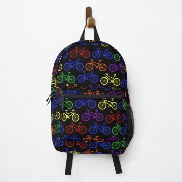 Item preview, Multicolored Bikes On Black designed and sold by SisileeGift.