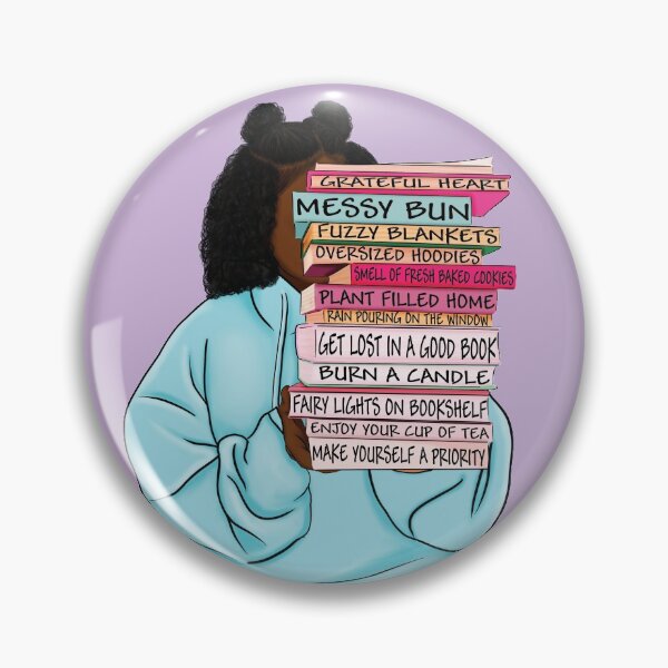Item preview, black girl holding stack of books designed and sold by sweet dreamer.