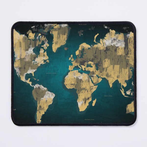 Item preview, World map poster designed and sold by Arctic frame studio.