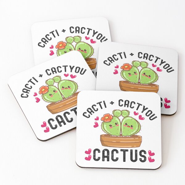 Item preview, Cacti + CactYou = Cactus | Funny Cactus Pun designed and sold by DAFIN.
