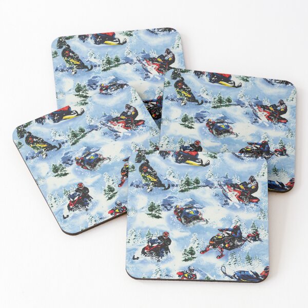 Item preview, Snowmobile Riders On Snow  designed and sold by SisileeGift.