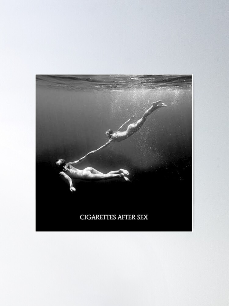 Cigarettes After Sex Heavenly Landscape Black & White Two Hearts
