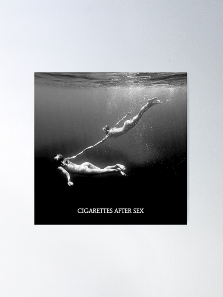 Cigarettes After Sex Heavenly Landscape Black & White Two Hearts