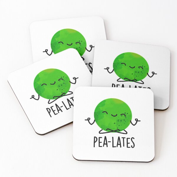 Item preview, Pea-lates Cute Pilates Pea Puns designed and sold by punnybone.