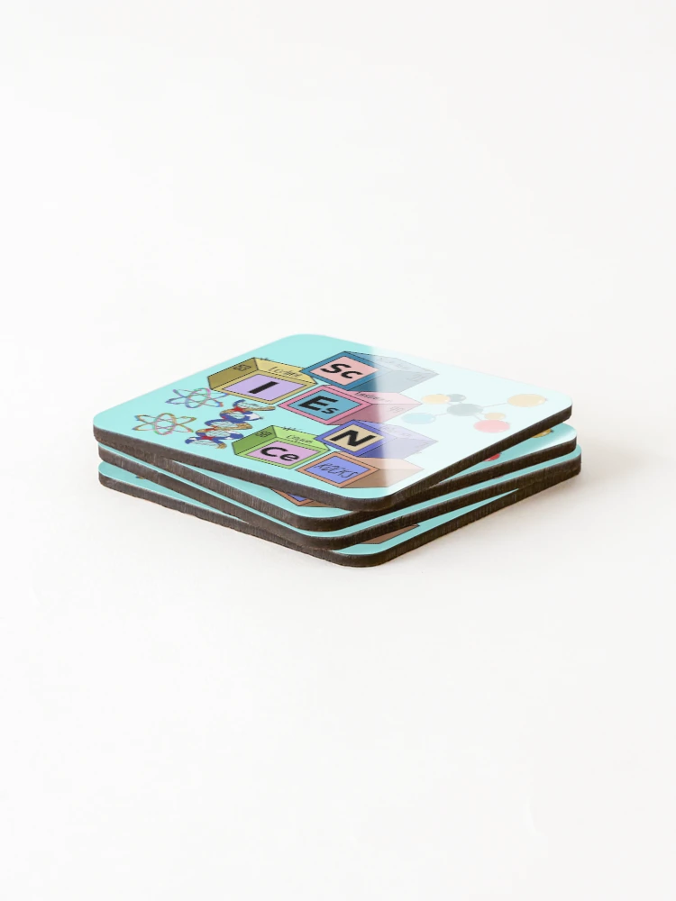 Thumbnail 4 of 5, Coasters (Set of 4), Science Rocks designed and sold by dalypdesign.