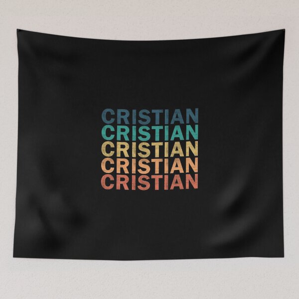 Item preview, Cristian Name T Shirt - Cristian Vintage Retro Cristian Name Gift Item Tee designed and sold by mackpatsy.