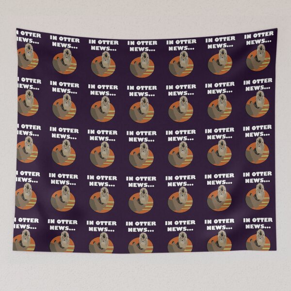 Item preview, Otter Pun In Otter News Funny Puns designed and sold by tamdevo1.