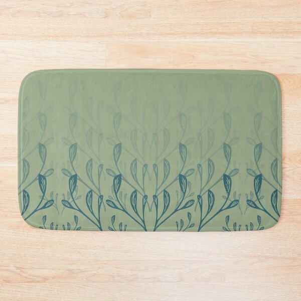Item preview, Fair Green & Harbor Blue Fading Leaves designed and sold by Kettukas.