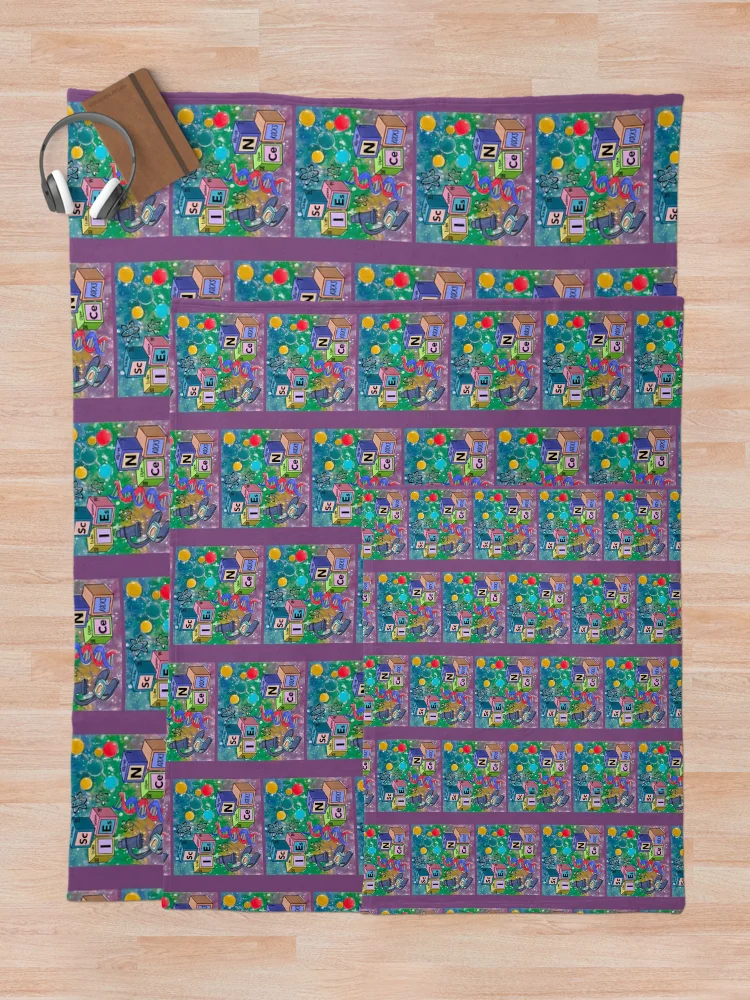 Thumbnail 5 of 6, Throw Blanket, Science Rocks designed and sold by dalypdesign.