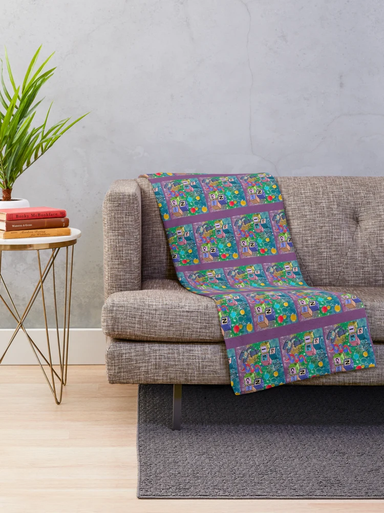 Thumbnail 2 of 6, Throw Blanket, Science Rocks designed and sold by dalypdesign.