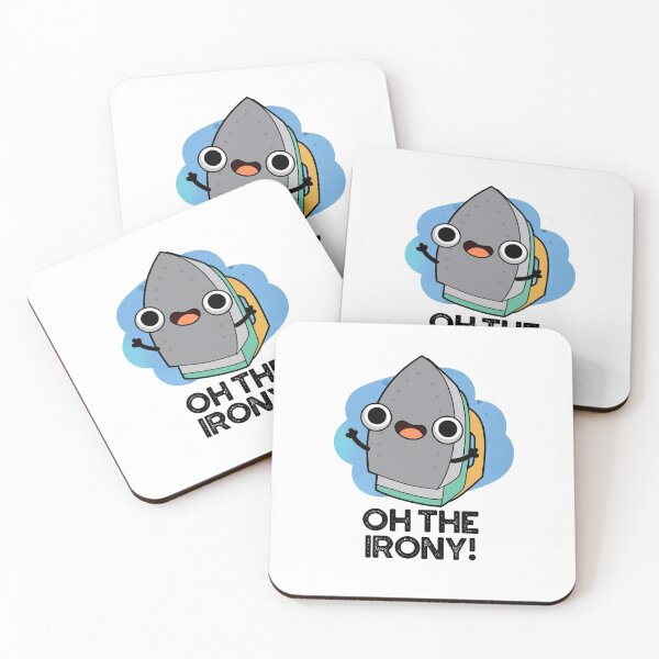 Item preview, Oh The Irony Funny Iron Puns designed and sold by punnybone.