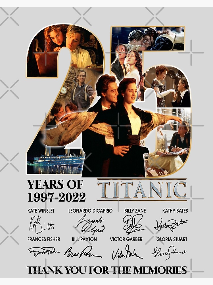 "Titanic Movie Unterschrift zum 25jährigen Jubiläum Danke für die