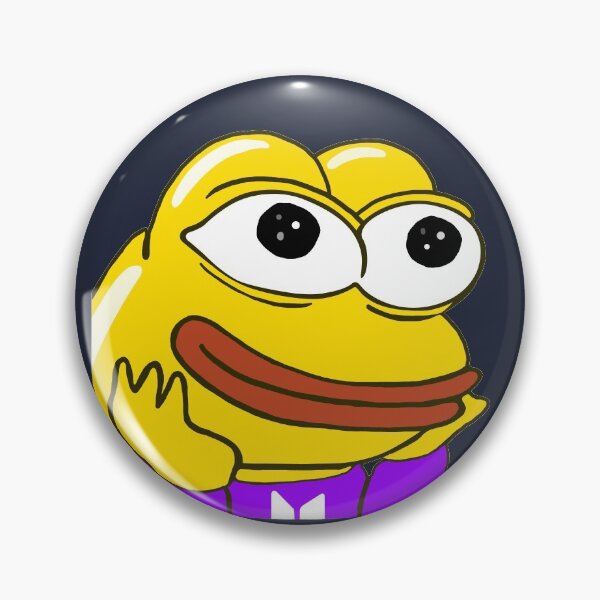 Item preview, PEPE the frog imagining something happy. designed and sold by VinBasis.