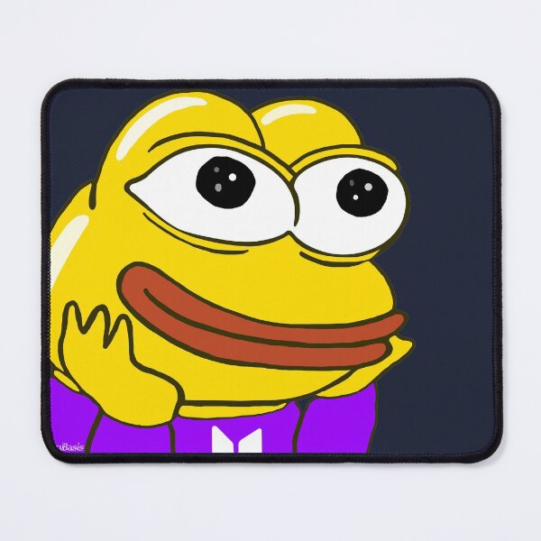 Item preview, PEPE the frog imagining something happy. designed and sold by VinBasis.