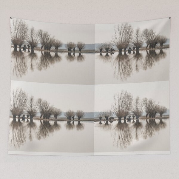 Item preview, Pollard willows in the reflection of the flood designed and sold by Ingo Gerlach.